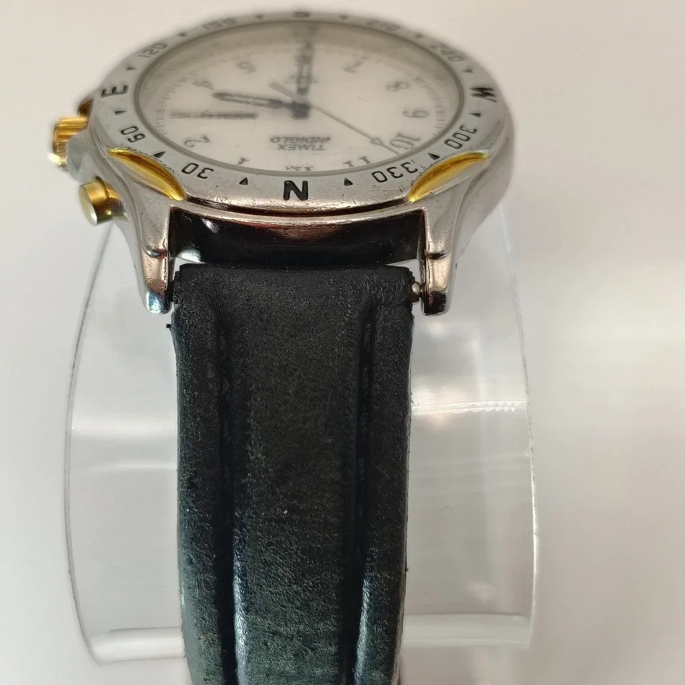 Vintage 1996 Timex Expedition 34mm‎ Mens Quarts Field Military Watch NO INDIGLO